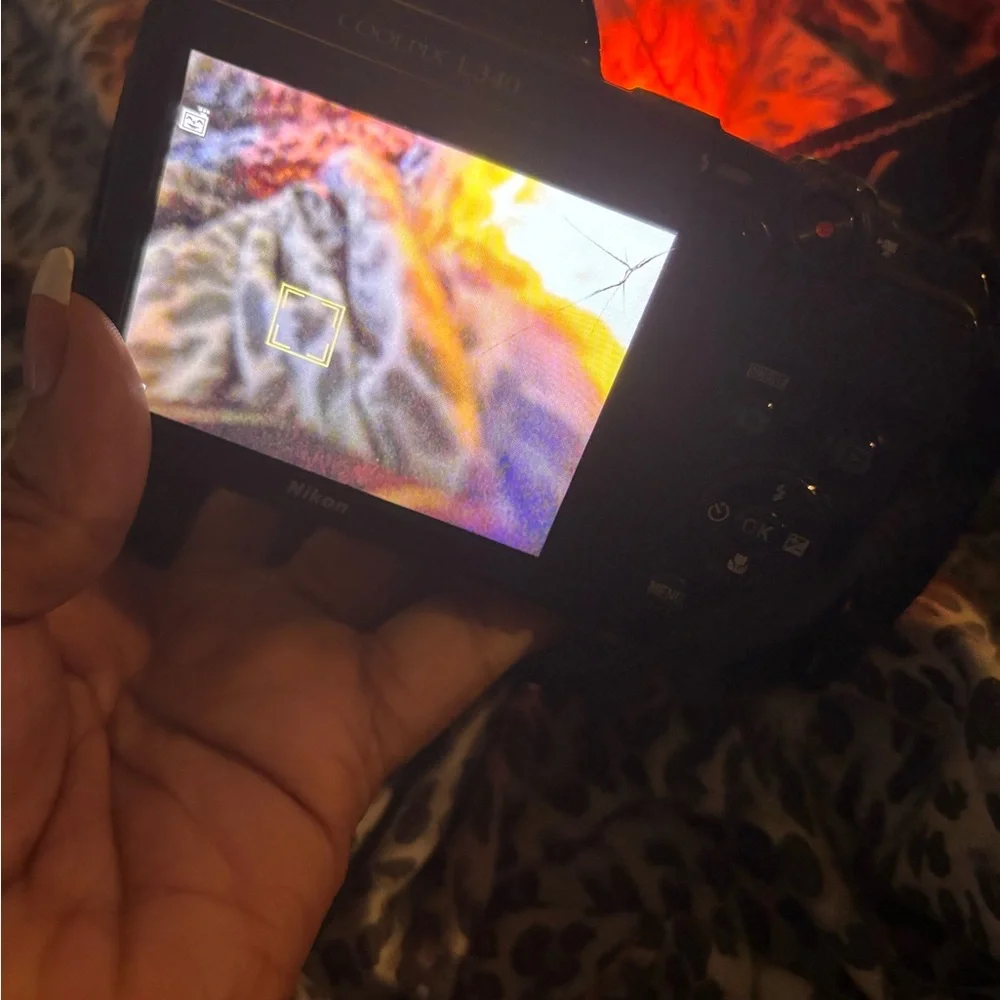Nikon Black Digital Camera with Zoom Lens